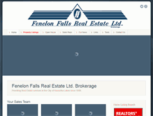 Tablet Screenshot of fenelonfallsrealty.com